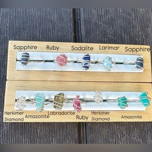 Wire Wrapped Sterling Silver Rings